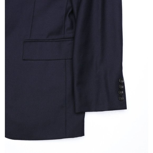 J Crew Ludlow Loro Piana 130's Wool Blazer Sport Coat Jacket 40L Midnight Blue - Picture 6 of 11